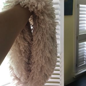Shag infinity scarf